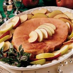 Baked Ham and Apples