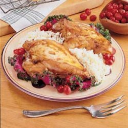 Cranberry Chicken for Two