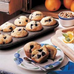 Frozen Blueberry Muffins