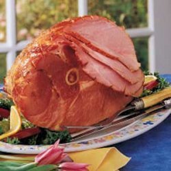 Apple-Mustard Glazed Ham