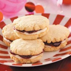 Raspberry Coconut Cookies