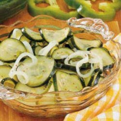 Sweet 'N' Tangy Freezer Pickles