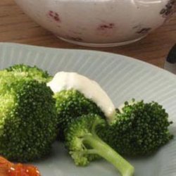 Broccoli with Mustard Sauce
