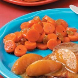 Maple Raisin Carrots