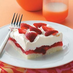 Strawberry Ladyfinger Dessert