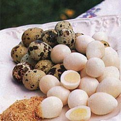 Quail Eggs with Toasted-Sesame Salt