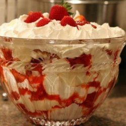 Strawberry Angel-Food Trifle