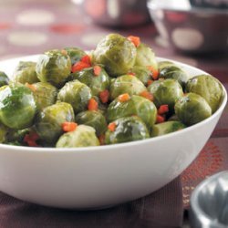 Pimiento Brussels Sprouts