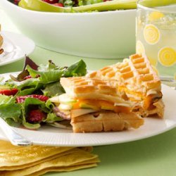 Chicken & Apple Waffle Sandwiches