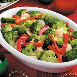 Broccoli with Red Pepper