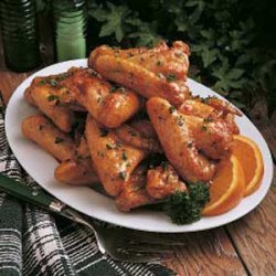 Sweet Gingered Chicken Wings