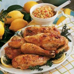 Glazed Chicken with Lemon Relish