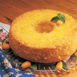 Orange-Glazed Sponge Cake