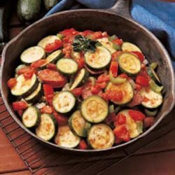 Skillet Zucchini and Sausage