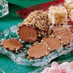 Chocolate Nut Fudge Rolls