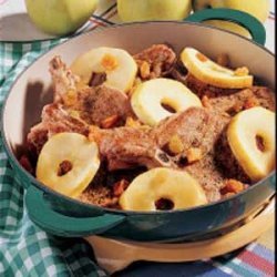 Pork Chops with Apple Rings