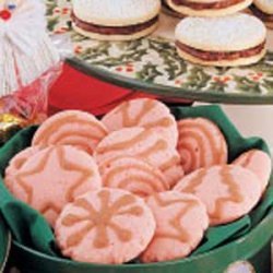 Pink Peppermint Cookies