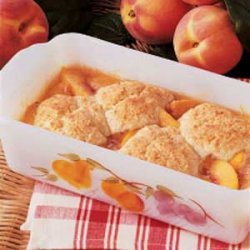 Peach Cobbler for Two