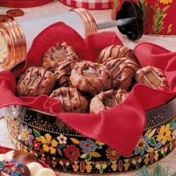 Triple Chocolate Caramel Cookies