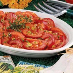 Marinated Garden Tomatoes