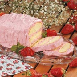 Frozen Strawberry Torte
