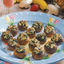 Spinach Cheese Mushrooms