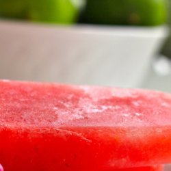 Lime Ice on Watermelon