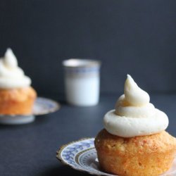 Carrot Cupcakes with Orange Icing