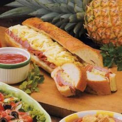 Hot Ham and Pineapple Sub