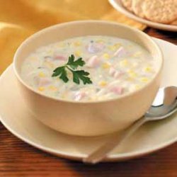 Slow-Cooked Corn Chowder