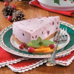 Chilled Cranberry Cheesecake