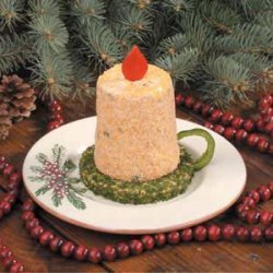 Christmas Candle Cheese Spread