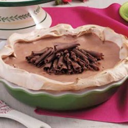 Chocolate Mocha Meringue Pie