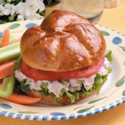 Barbecued Chicken Salad Sandwiches