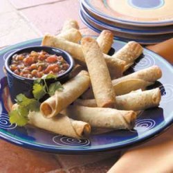 Taquitos with Salsa