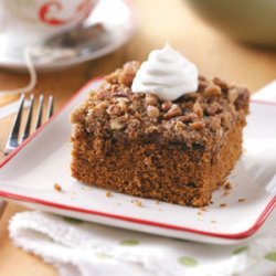 Gingerbread with Crunchy Topping