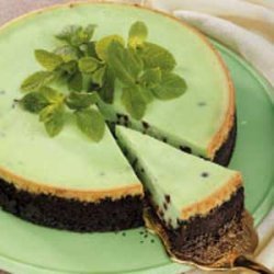 Peppermint Chip Cheesecake