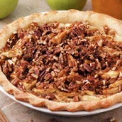 Nutty Sour Cream Apple Pie