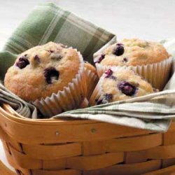 Sugar-Dusted Blueberry Muffins