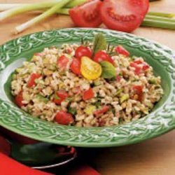 Brown Rice Lentil Salad