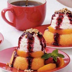 Peach Melba Dessert