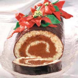 Poinsettia Cake Roll