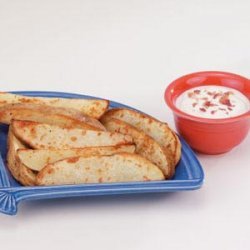 Potato Wedges with Dip