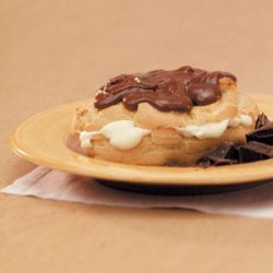 Chocolate-Frosted  Eclairs