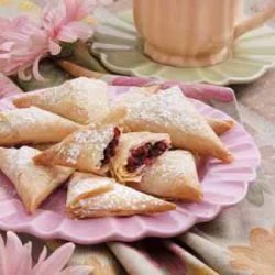 Cranberry Phyllo Triangles