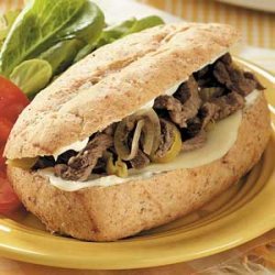 Italian Sirloin Beef Sandwiches