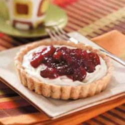Cranberry Cheesecake Tartlets