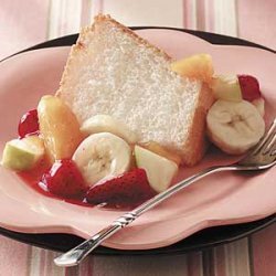 Angel Food Cake with Fruit