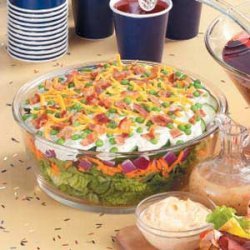 Layered Salad for a Crowd