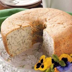 Poppy Seed Chiffon Bundt Cake